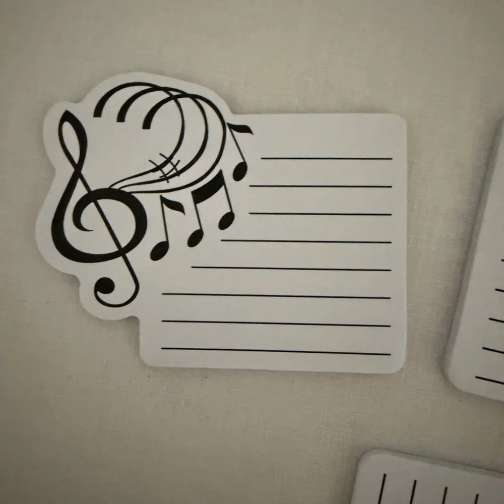 Songwriter Lyrics Ideas Desk Set Music Notebook Pens Notepads